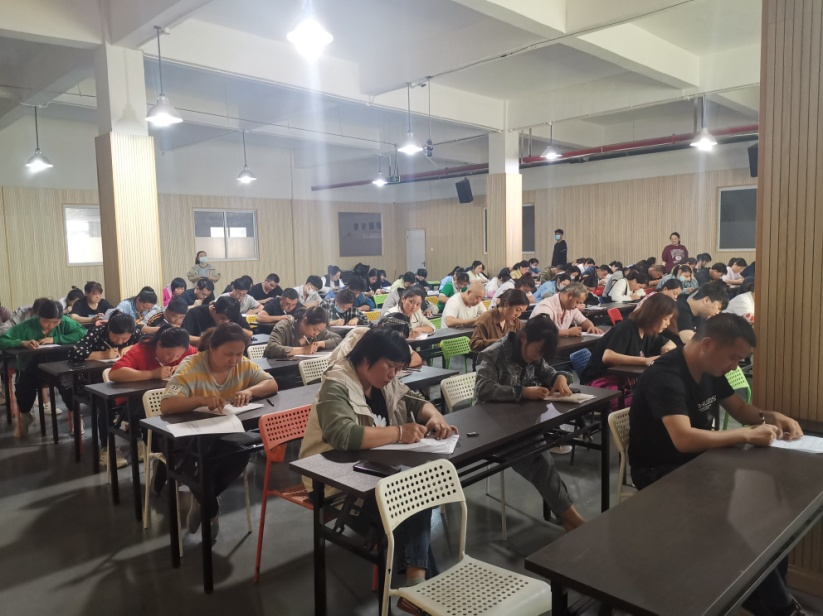 安徽柯力順利組織完成員工工藝考試